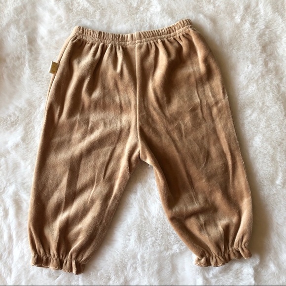 Baby girl two piece outfit hooded shirt size 6-9 months red and beige - Picture 7 of 9